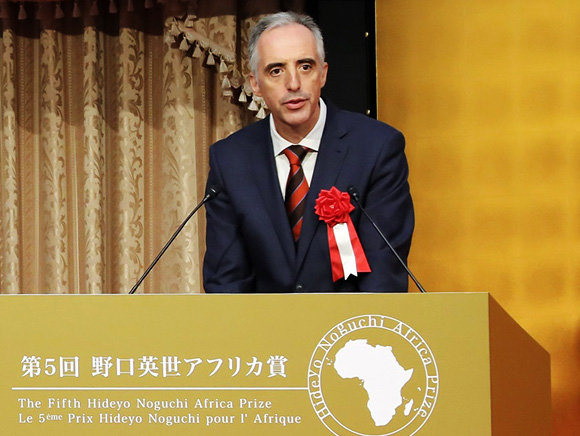 DNDi代表 ルイス・ピサロ授賞式スピーチ（英文）